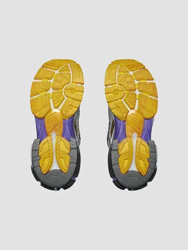 Balenciaga Men's Runner Gradient Sneakers - Purple Orange Grey - Size 9 | Thumbnail 4