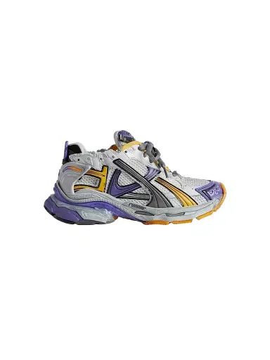 Balenciaga Men's Runner Gradient Sneakers - Purple Orange Grey - Size 9 | Thumbnail 1