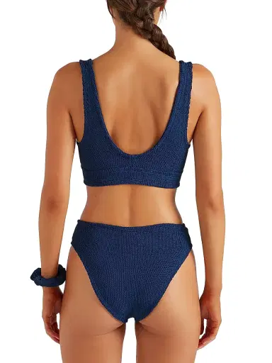 Hunza G Women's Angel Textured Knit Bikini | Thumbnail 4 Hunza G Women's Angel Textured Knit Bikini | Thumbnail 4