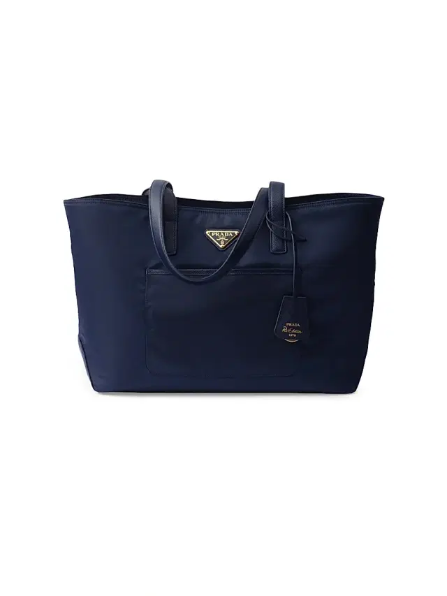 Prada Women's Re-Edition 1978  Nylon Tote Bag - Blue