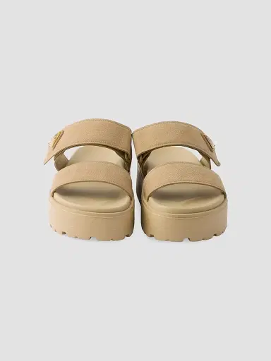 Prada Women's Nubuck Slides - Beige Khaki - Size 11 | Thumbnail 4
