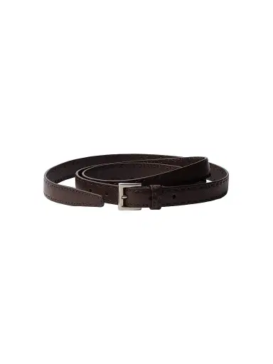 Prada Men's Antiqued Leather Belt | Thumbnail 1 Prada Men's Antiqued Leather Belt | Thumbnail 1