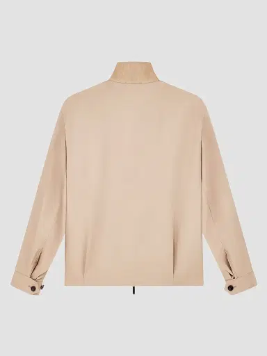 Emporio Armani Men's Corduroy-Collar Zip-Front Jacket - Tannin | Thumbnail 2