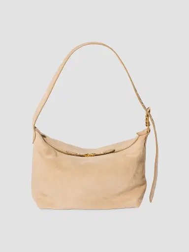 Miu Miu Women's Spirit Suede Shoulder Bag - Beige Khaki | Thumbnail 5 Miu Miu Women's Spirit Suede Shoulder Bag - Beige Khaki | Thumbnail 5