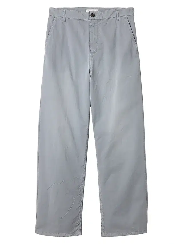 Women's Garment-Dyed Twill Pants - Grey