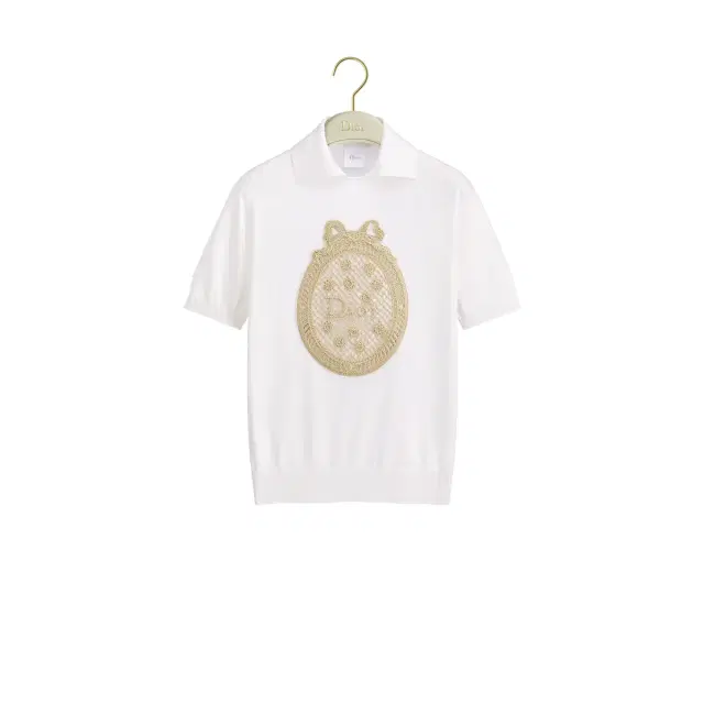 Dior Dioriviera Dior Médaillon Short-Sleeved Sweater