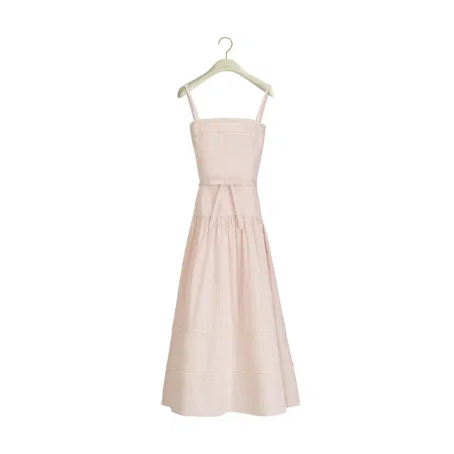Mid-Length Flared Dress with Belt