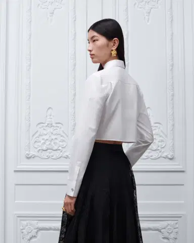 Dior Dioriviera Tied Cropped Blouse | Thumbnail 5 Dior Dioriviera Tied Cropped Blouse | Thumbnail 5