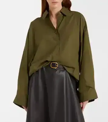 The Frankie Shop Tila oversized cotton shirt | Thumbnail 8