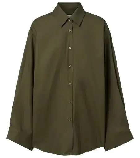 The Frankie Shop Tila oversized cotton shirt