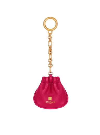 Balmain Pulse leather key ring | Thumbnail 1