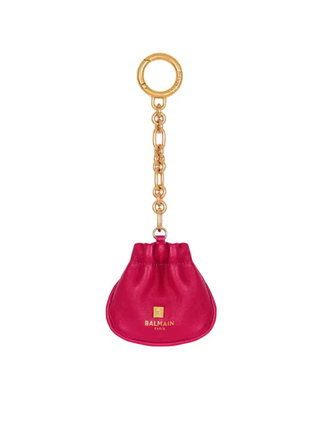 Balmain Pulse leather key ring