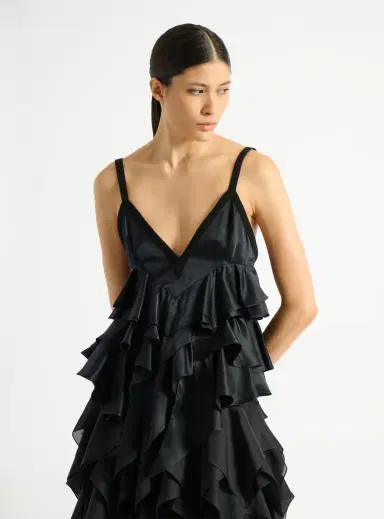Balmain Satin top with thin straps | Thumbnail 7