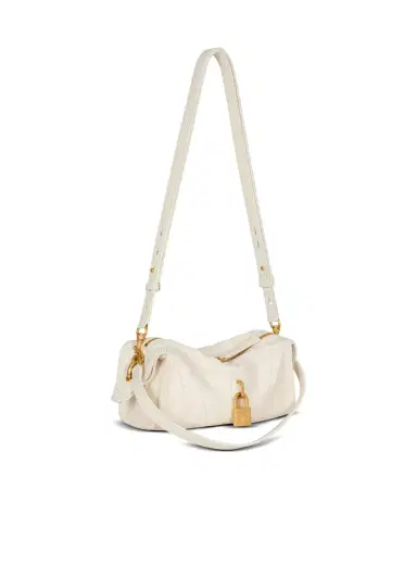 Balmain Small Pulse bag in smooth topstitched leather | Thumbnail 3