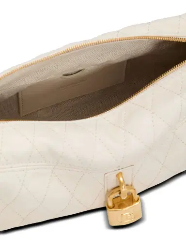 Balmain Small Pulse bag in smooth topstitched leather | Thumbnail 7