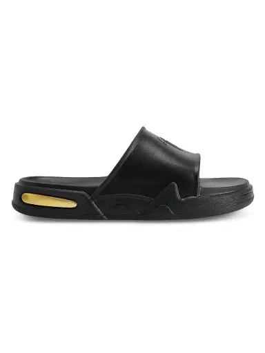 Giuseppe Zanotti Men's Leather Platform Slide Sandals - Black - Size XXL | Thumbnail 1