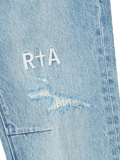 RTA Men's Chaparral Clayton Cotton-Blend Skinny Jeans - Frayed Indigo - Size 42 | Thumbnail 3