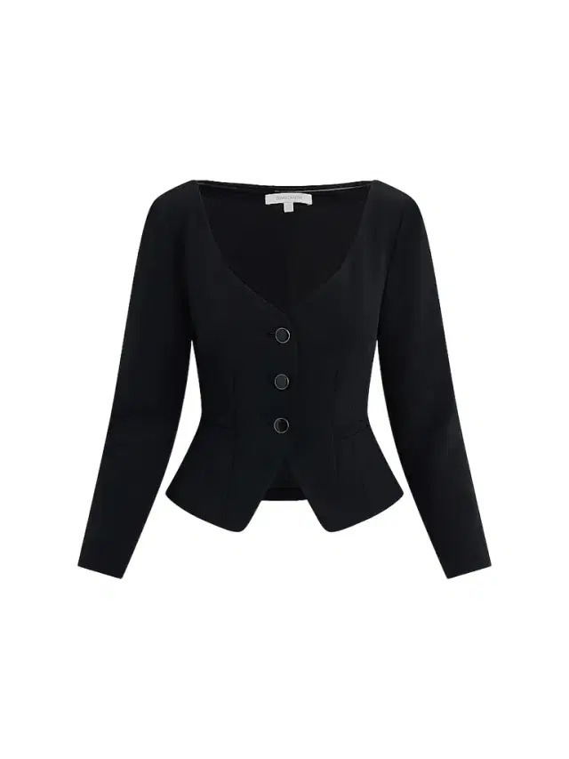 Favorite Daughter Women's The Reveal Tailored Peplum Blazer - Black