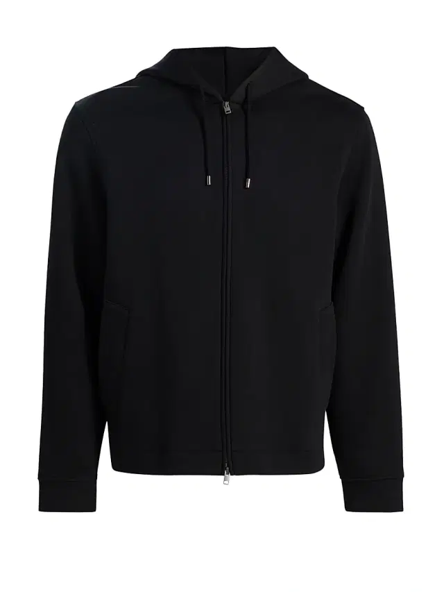 Men's Full-Zip Hoodie - Black