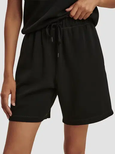 Varley Women's Rumer High-Rise Shorts - Black | Thumbnail 3
