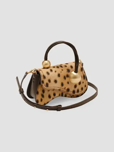 Cult Gaia Women's Kazia Nano Cheetah Print Hair-On-Hide Crossbody Bag | Thumbnail 2
