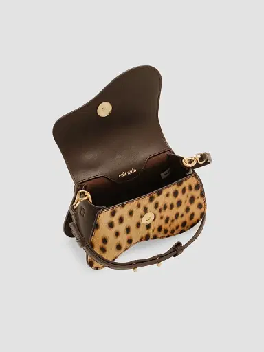 Cult Gaia Women's Kazia Nano Cheetah Print Hair-On-Hide Crossbody Bag | Thumbnail 3