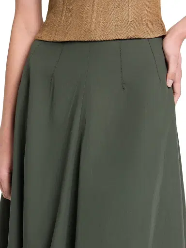 TWP Women's Full Intentions Cotton Bubble Midi-Skirt - Rosin - Size 12 | Thumbnail 6 TWP Women's Full Intentions Cotton Bubble Midi-Skirt - Rosin - Size 12 | Thumbnail 6