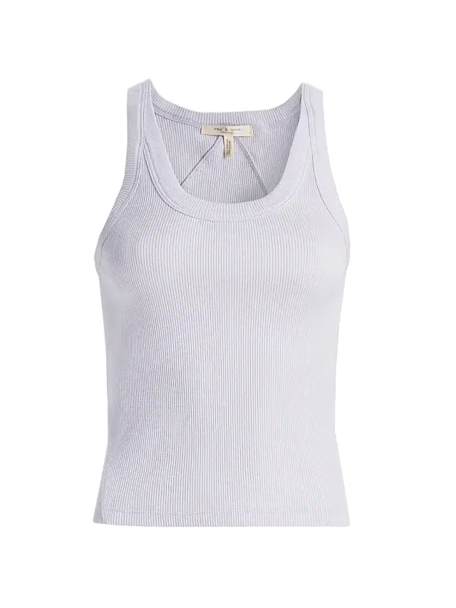 Women's The Essential Rib Tank - Lavender Mist