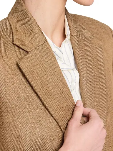 TWP Women's Jillian Herringbone Linen-Blend Blazer | Thumbnail 9 TWP Women's Jillian Herringbone Linen-Blend Blazer | Thumbnail 9