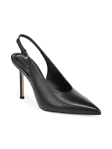 Favorite Daughter Women's Remy 95MM Leather Slingback Pumps - Black - Size 11 | Thumbnail 2