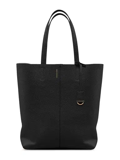 MAISON de SABRÉ Women's Tall Leather Soft Tote Bag - Rouge Noir | Thumbnail 1