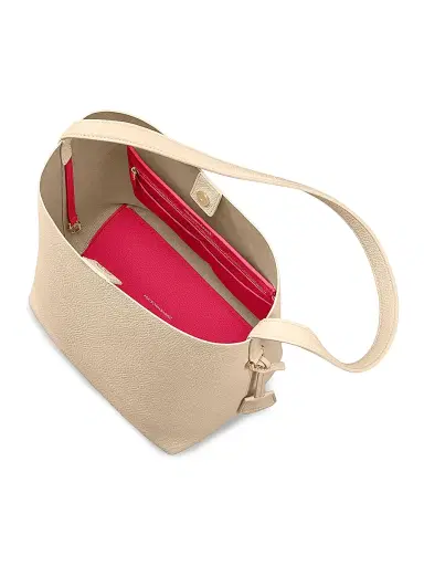 MAISON de SABRÉ Women's Leather Bucket Soft Tote Bag - Saharan Fuchsia | Thumbnail 2 MAISON de SABRÉ Women's Leather Bucket Soft Tote Bag - Saharan Fuchsia | Thumbnail 2
