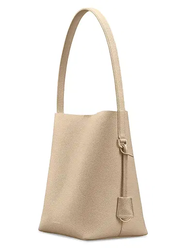 MAISON de SABRÉ Women's Leather Bucket Soft Tote Bag - Saharan Fuchsia | Thumbnail 4 MAISON de SABRÉ Women's Leather Bucket Soft Tote Bag - Saharan Fuchsia | Thumbnail 4