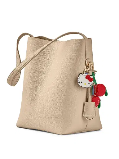 MAISON de SABRÉ Women's Leather Bucket Soft Tote Bag - Saharan Fuchsia | Thumbnail 1 MAISON de SABRÉ Women's Leather Bucket Soft Tote Bag - Saharan Fuchsia | Thumbnail 1