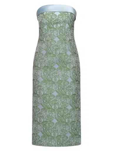 Kay Unger Women's Deborah Floral Tea-Length Dress | Thumbnail 1 Kay Unger Women's Deborah Floral Tea-Length Dress | Thumbnail 1