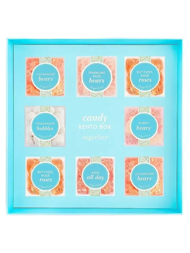 Sugarfina Champagne & Rosé 8-Piece Gummy Bento Box
