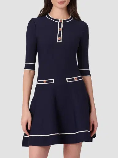 Shoshanna Women's Weston Knit Mini Dress | Thumbnail 2 Shoshanna Women's Weston Knit Mini Dress | Thumbnail 2