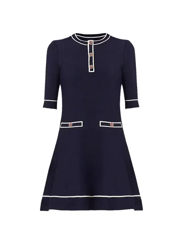 Women's Weston Knit Mini Dress - Navy