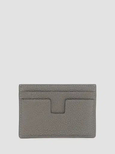 Tom Ford Men's T-Line Grain Leather Card Holder | Thumbnail 2 Tom Ford Men's T-Line Grain Leather Card Holder | Thumbnail 2