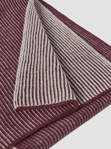 Brunello Cucinelli Men's Cashmere English Rib Vanisé Knit Scarf | Thumbnail 3 Brunello Cucinelli Men's Cashmere English Rib Vanisé Knit Scarf | Thumbnail 3
