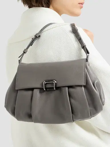 Brunello Cucinelli Women's Boule Crossbody Bag in Nappa Leather | Thumbnail 2