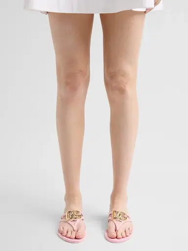Dolce & Gabbana Women's Logo Jelly Sandals - Pink | Thumbnail 2