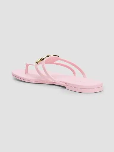 Dolce & Gabbana Women's Logo Jelly Sandals - Pink | Thumbnail 4