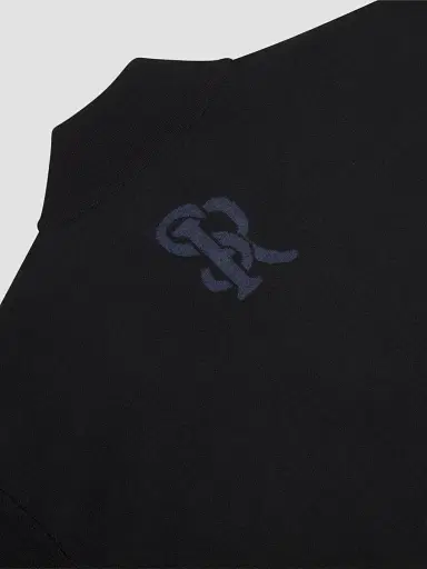 Stefano Ricci Men's Zip Mock Neck Sweater - Black - Size 46 | Thumbnail 6