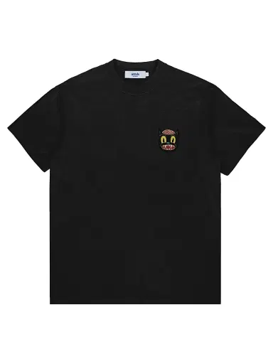 Arrels Barcelona Men's Small Cat Cotton T-Shirt - Black - Size XXL | Thumbnail 1 Arrels Barcelona Men's Small Cat Cotton T-Shirt - Black - Size XXL | Thumbnail 1