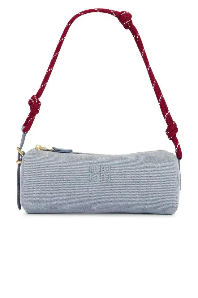 Miu Miu Gabardine Nastro Shoulder Bag