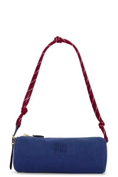 Miu Miu Gabardine Nastro Shoulder Bag | Thumbnail 1 Miu Miu Gabardine Nastro Shoulder Bag | Thumbnail 1