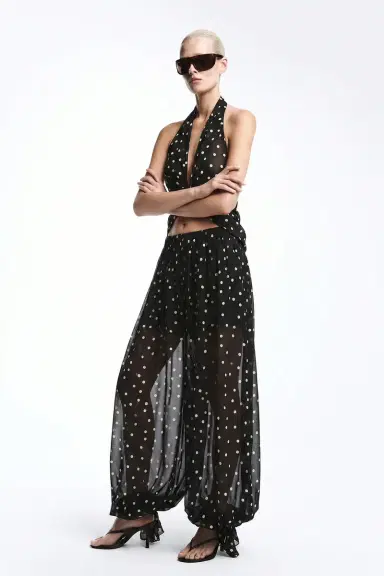 REVOLVE LOS ANGELES Benoit Silk Pant | Thumbnail 2