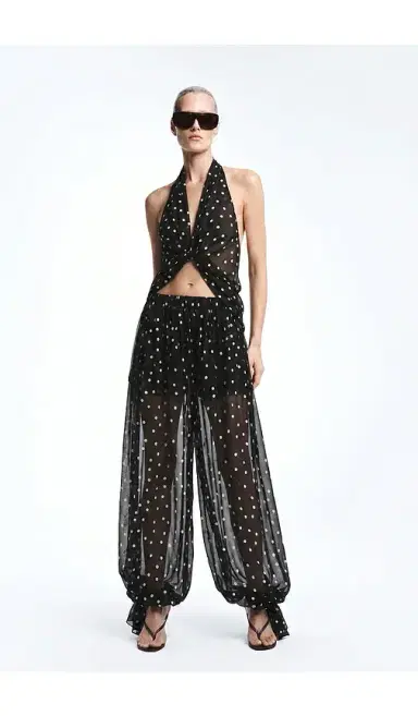 REVOLVE LOS ANGELES Benoit Silk Pant | Thumbnail 6