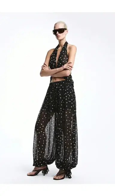 REVOLVE LOS ANGELES Benoit Silk Pant | Thumbnail 7